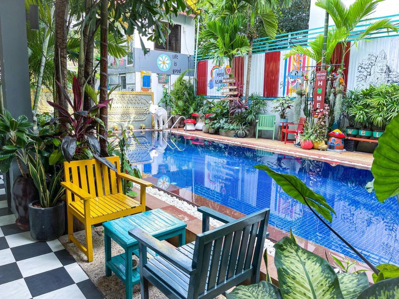 Asanak D'Angkor Boutique Hotel Siem Reap Luaran gambar