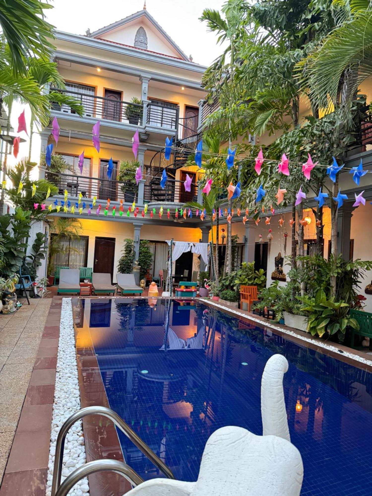 Asanak D'Angkor Boutique Hotel Siem Reap Luaran gambar